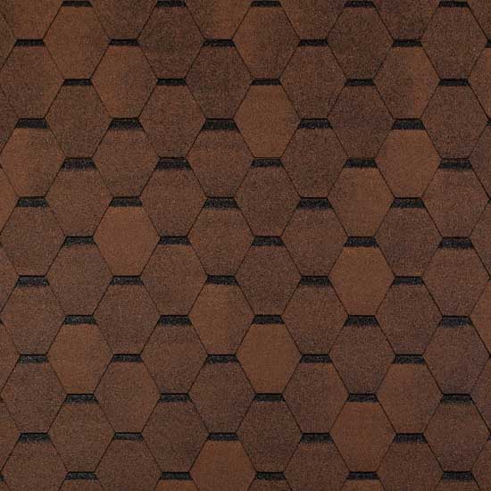 hexagonal-brown
